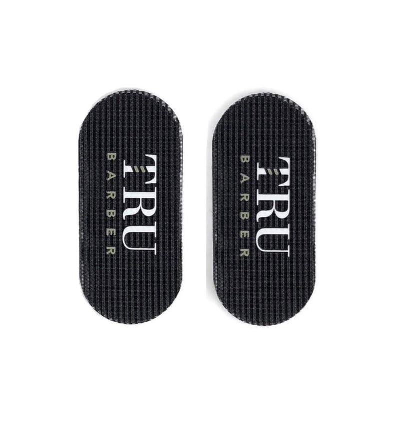 TRU BARBER HAIR GRIPPERS Â® 3 COLORS BUNDLE PACK 6 PCS for Men and Women - Salon and Barber, Hair Clips for Styling, Hair holder Grips (Red/White/Black) - Image 3